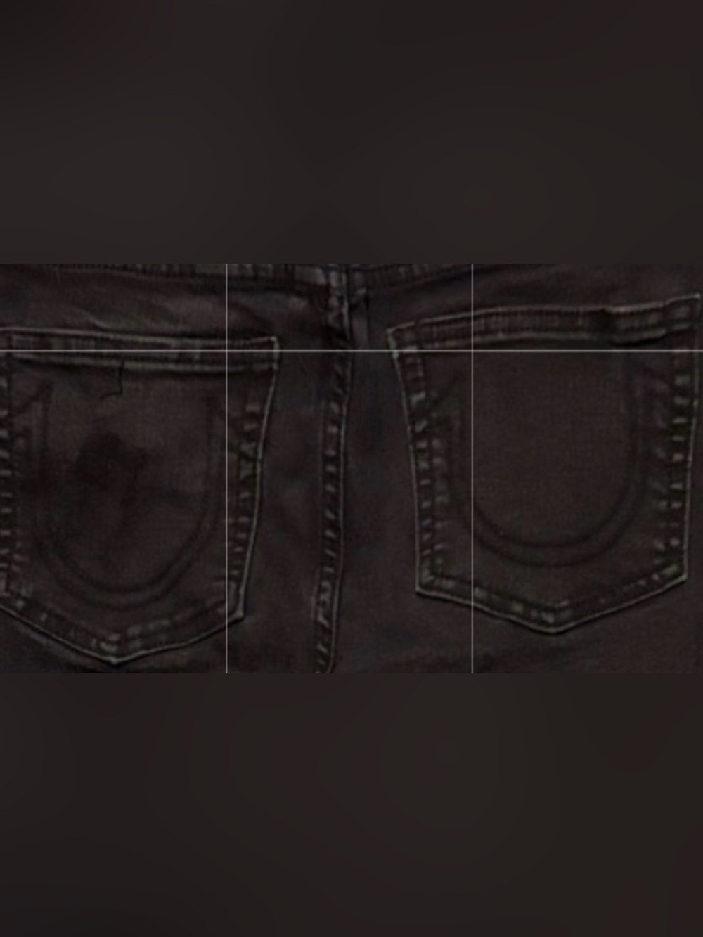 🖤 TRUE RELIGION Halle High Rise Super Skinny Exposed Button Fly Black Jeans | 27 - Picture 12 of 12